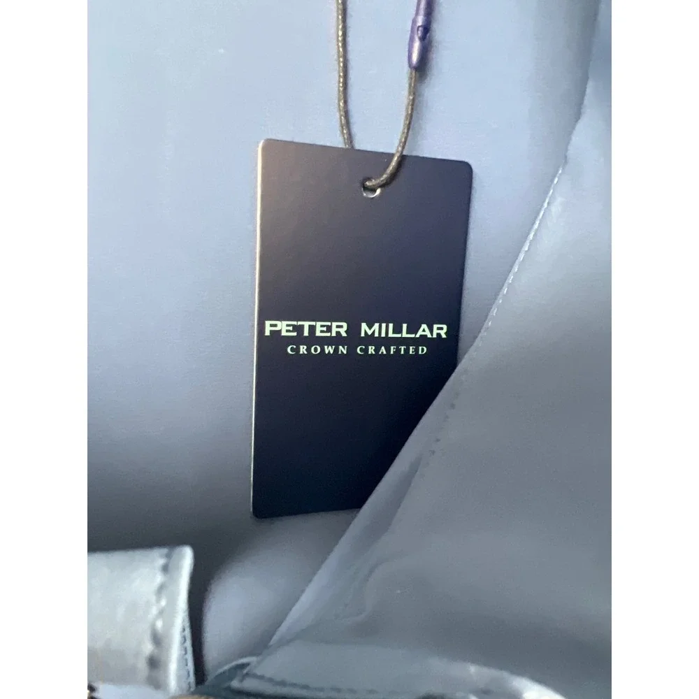 Peter Millar Crown Crafted Jacket Men XXL Blue Performance Full Zip Co Logo
